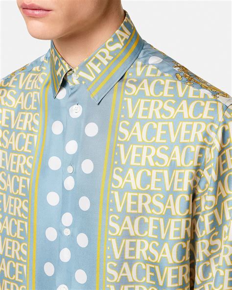 versace shirt cheap|farfetch Versace shirts.